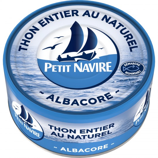 Petit Navire Thon Naturel 2x1/4 190g 